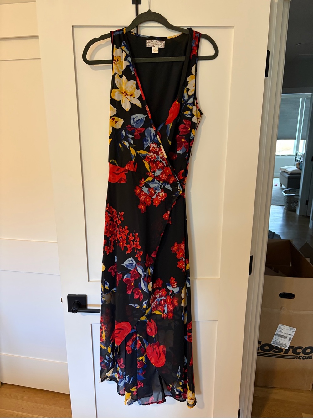 Floral Wrap Maxi Dress